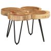 Coffee Table 14.2" 4 Trunks Solid Wood Acacia