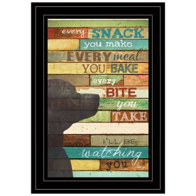 "I'll Be Watching You" By Marla Rae, Ready to Hang Framed Print, Black Frame
