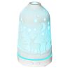 100ml Ultrasonic Aromatherapy Diffuser, Essential Oils Humidifier w Ceramic Cover, 7 Colors LED Lights, Timer, Waterless Auto-off for Home and Office