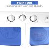 Apartments Compact Twin Tub Spin Washing Machine Dryer