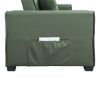 ACME Octavio Adjustable Sofa w/2 Pillows, Green Fabric LV00824