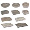 Sink Gray 22.8"x15.4"x3.9" Marble
