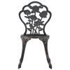 3 Piece Bistro Set Cast Aluminum