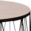 Coffee Table 2 pcs Black