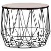 Coffee Table 2 pcs Black