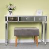 FCH Three Drawers Mirror Table Dressing Table Console Table
