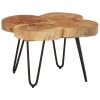 Coffee Table 14.2" 4 Trunks Solid Wood Acacia