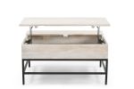 T1105-01 White Lift Top Coffee Table