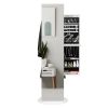 Jewelry Armoire with Full Length Mirror 360¬∞ and Large Capacity Jewelry Organizer Armoire; Lockable Mirror with Jewelry Storage; Coat Rack; Multi Sto