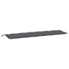 Garden Bench Cushions 2pcs Anthracite 78.7"x19.7"x2.8" Oxford Fabric