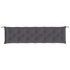 Garden Bench Cushions 2pcs Anthracite 78.7"x19.7"x2.8" Oxford Fabric