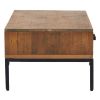 Coffee Table 35.4"x19.7"x13.8" Solid Wood Pine