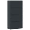 File Cabinet Anthracite 35.4"x15.7"x70.9" Steel