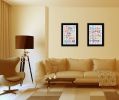 "Who You Think" 2-Piece Vignette by Susan Ball, Black Frame