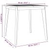 3 Piece Patio Dining Set Solid Wood Acacia