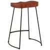 Gavin Bar Stools 2 pcs 17.7"x15.7"x24.8" Solid Wood Mango