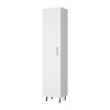 Stephan 1-Door 4-Shelf Tall Storage Cabinet White