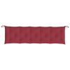 Garden Bench Cushions 2pcs Wine Red 70.9"x19.7"x2.8" Oxford Fabric