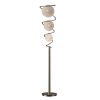 Luxurious Living Room Floor Lamp 1pc Sparkling Decorative Designer Home Decor Floor Lamp, 3 Wire-Wrapped Balls Night Light