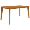 Patio Table 63"x35.4"x29.5" Solid Wood Acacia