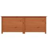Patio Cushion Box Brown 59.1"x19.7"x22" Solid Wood Fir