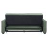 ACME Octavio Adjustable Sofa w/2 Pillows, Green Fabric LV00824