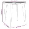5 Piece Patio Dining Set Solid Wood Acacia