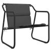 4 Piece Patio Lounge Set with Cushions Anthracite Steel
