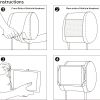 Car Headrest Mount Holder For Tablets ; Tablet Mount For Car Back Seat; Car Tablet Holder For Kids With Anti-Slip Strap & Silicone Holding Net/Fits Al