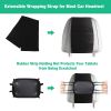 Car Headrest Mount Holder For Tablets ; Tablet Mount For Car Back Seat; Car Tablet Holder For Kids With Anti-Slip Strap & Silicone Holding Net/Fits Al