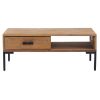 Coffee Table 35.4"x19.7"x13.8" Solid Wood Pine
