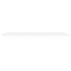 Floating Wall Shelves 2 pcs White 47.2"x9.3"x1.5" MDF