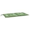 Garden Bench Cushion Leaf Pattern 39.4"x19.7"x2.8" Oxford Fabric