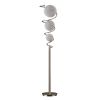 Luxurious Living Room Floor Lamp 1pc Sparkling Decorative Designer Home Decor Floor Lamp, 3 Wire-Wrapped Balls Night Light