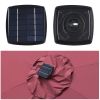 9ft Alu 8LED Strip Umbrella Terra