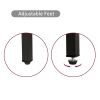 15.74" Rattan End table with drawer, Modern nightstand, metal legs,side table for living room, bedroom,natural(1 pc)