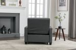 Futon Chair Bed Convertible Chair 3-in-1 Pull Out Sleeper Chair Beds with USB Ports,Wear-resistant and Anti-scratch, Armchair Bed Sleeper for Living R