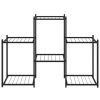 Flower Stand 32.7"x9.8"x23.6" Black Iron