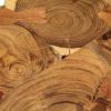 Coffee Table 13.8" 6 Trunks Solid Sheesham Wood