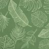 Garden Bench Cushion Leaf Pattern 39.4"x19.7"x2.8" Oxford Fabric
