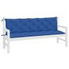 Garden Bench Cushions 2pcs Blue 70.9"x19.7"x2.8" Oxford Fabric