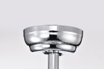 18'' Decor Forward Reverse 5 Blades Ceiling Fan Lamps,Cage Closed Industrial Style Vintage Fan Ceiling Fan with 3 Speeds Adjustable for Living Room, B