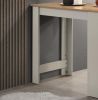 Alonzo 47" Light Gray Small Space Counter Height Dining Table with Cabinet and Drawer Storage