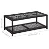 Shoe Bench Black 31.5"x15.7"x11.8" Poly Rattan