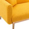 COOLMORE Velvet Sofa , Accent sofa .loveseat sofa with metal feet