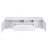 Modern TV stand with LED Lights Entertainment Center TV cabinet with Storage for Up to 75 inch for Gaming Living Room Bedroom
