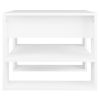 Coffee Table White 21.9"x21.7"x17.7" Engineered Wood