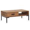 Coffee Table 35.4"x19.7"x13.8" Solid Wood Pine
