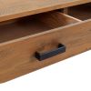 Coffee Table 35.4"x19.7"x13.8" Solid Wood Pine