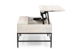 T1105-01 White Lift Top Coffee Table
